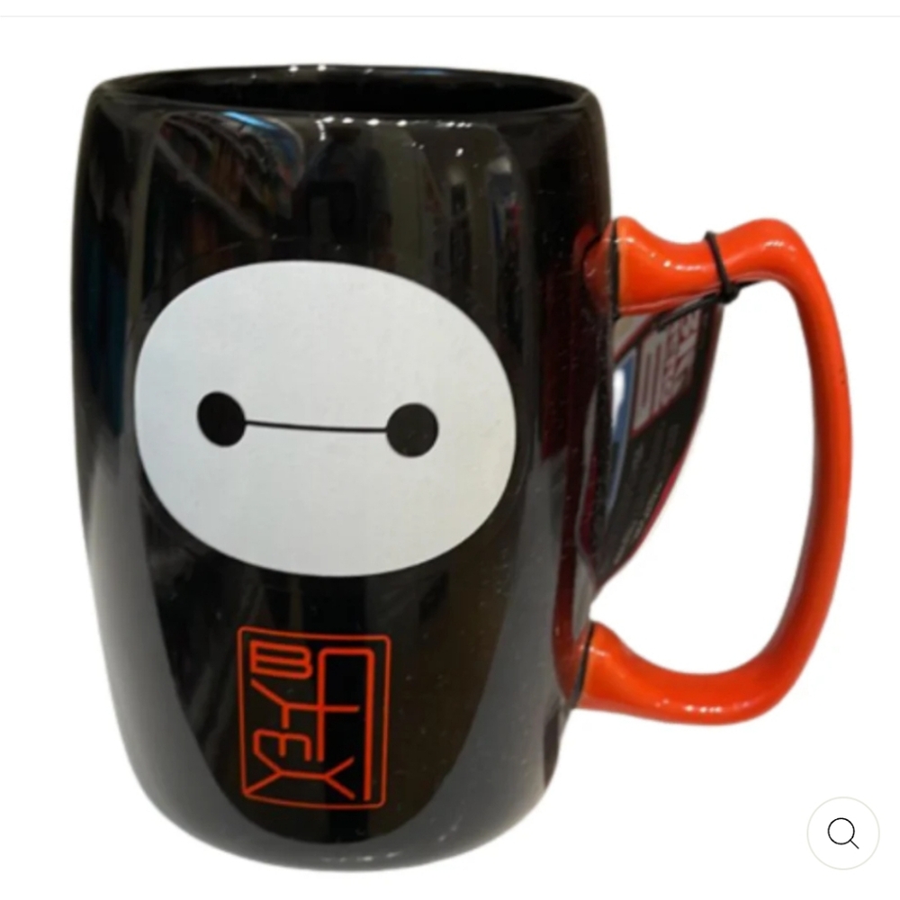 Disney Parks Baymax heat changing mug black/red
